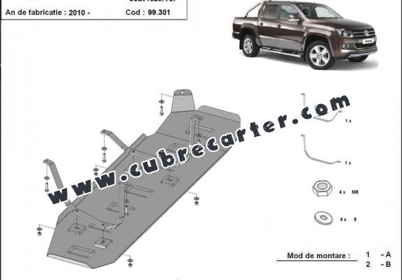 Protección del depósito de combustible Volkswagen Amarok - Solo para versiones sin protecciones de fábrica