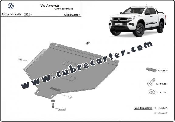 Protección del caja de cambios automático Volkswagen Amarok