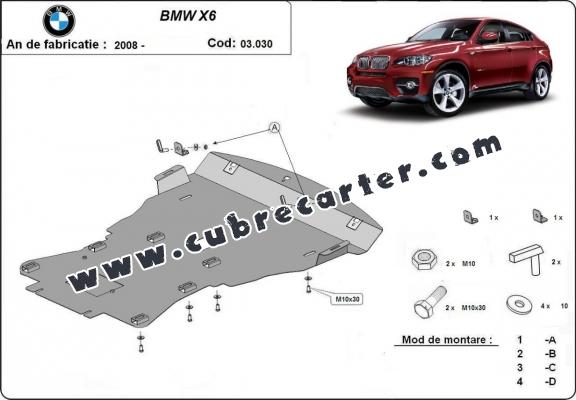 Cubre carter metalico BMW X6