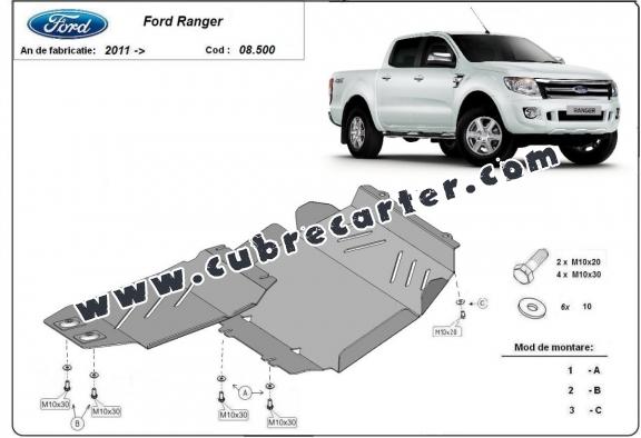 Cubre carter metalico Ford Ranger