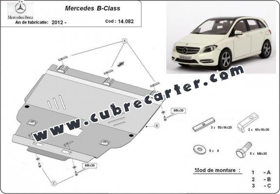 Cubre carter metalico Mercedes B-Class W246