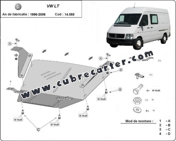 Cubre carter metalico Volkswagen LT