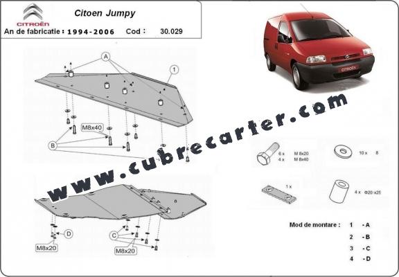 Cubre carter metalico Citroen Jumpy