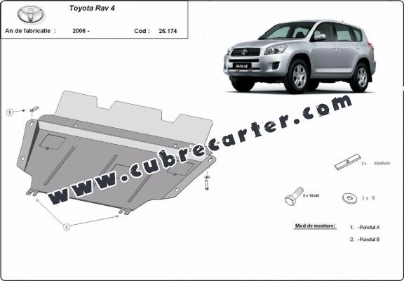 Cubre carter metalico Toyota RAV 4 diesel