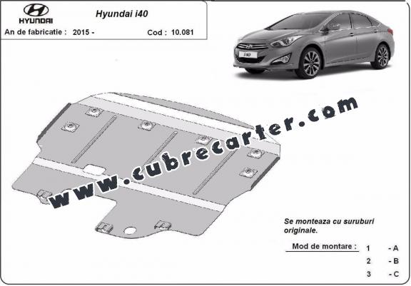 Cubre carter metalico Hyundai i40