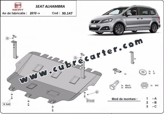 Cubre carter metalico Seat Alhambra