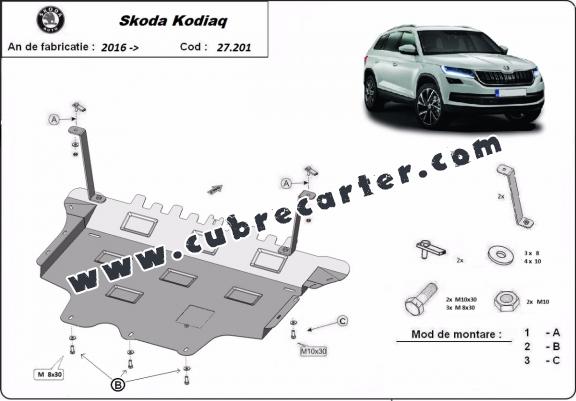 Cubre carter metalico Skoda Kodiaq