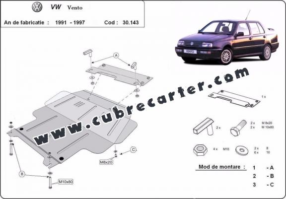 Cubre carter metalico Volkswagen Vento