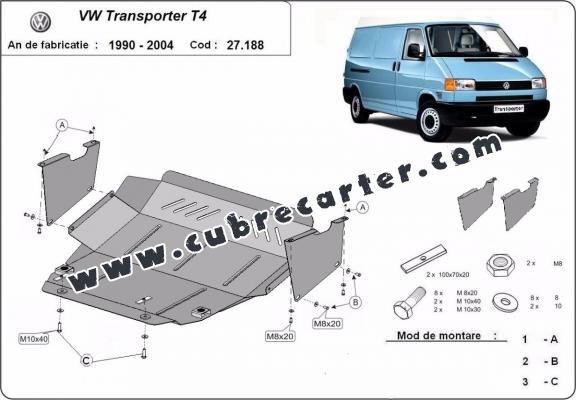 Cubre carter metalico VW Transporter T4