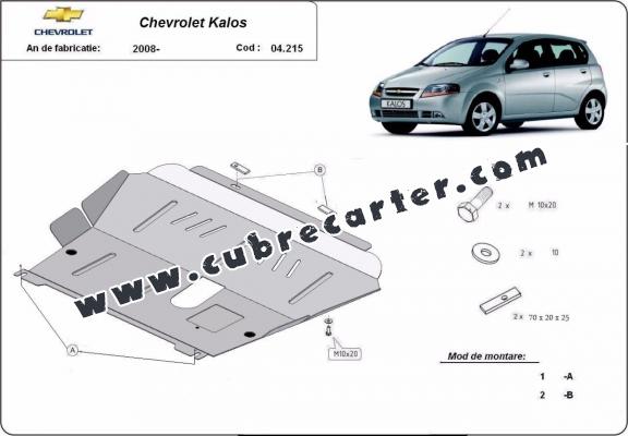 Cubre carter metalico Chevrolet Kalos