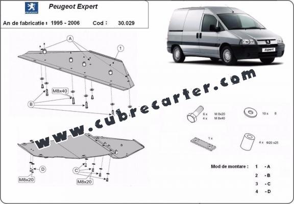 Cubre carter metalico Peugeot Expert