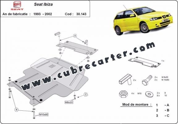 Cubre carter metalico Seat Ibiza