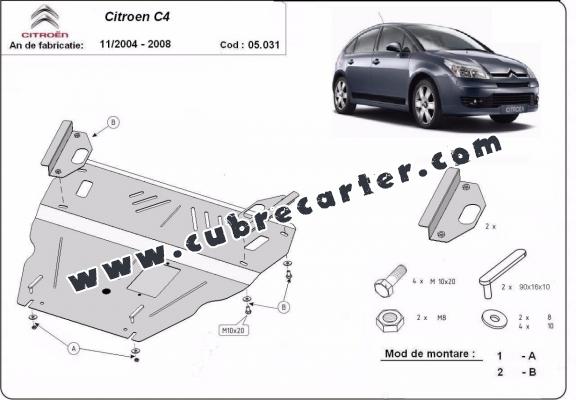 Cubre carter metalico Citroen C4