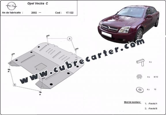 Cubre carter metalico Opel Vectra C