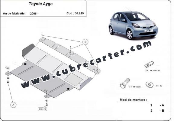 Cubre carter metalico Toyota Aygo AB10