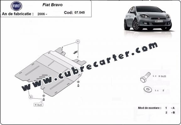 Cubre carter metalico Fiat Bravo