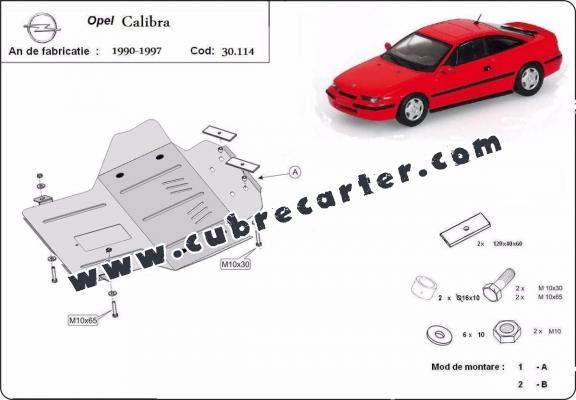 Cubre carter metalico Opel Calibra