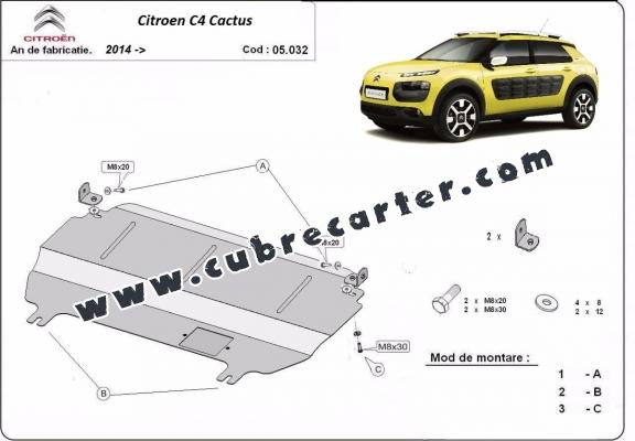 Cubre carter metalico  Citroen C4 Cactus