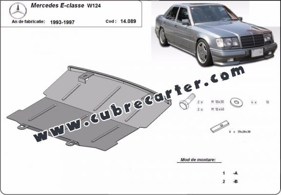 Cubre carter metalico Mercedes E-Classe W124