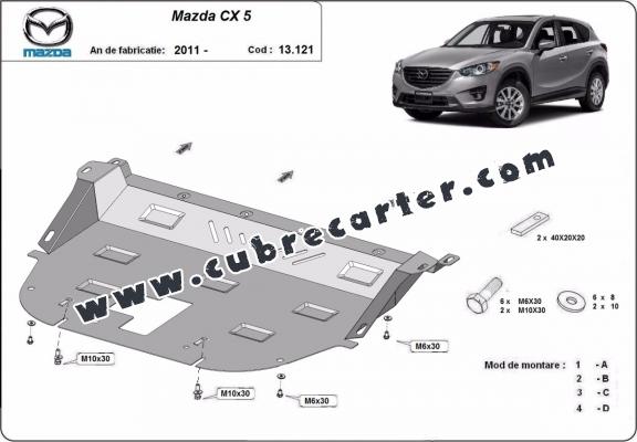 Cubre carter metalico Mazda CX5