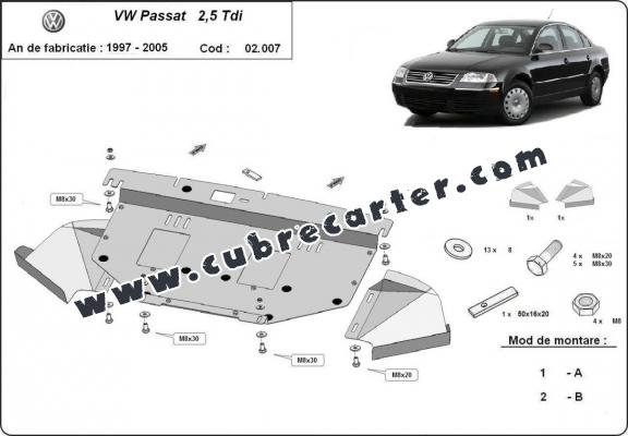 Cubre carter metalico VW Passat B5, B5.5