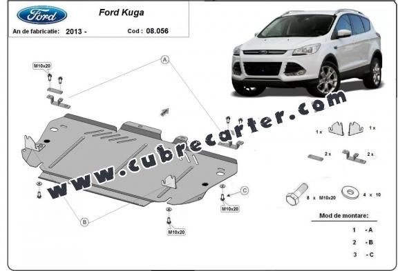 Cubre carter metalico Ford Kuga