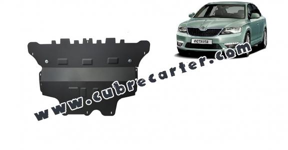 Cubre carter metalico Skoda Octavia 3 - caja de cambios manual