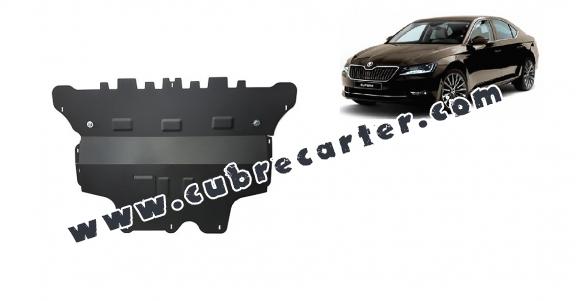 Cubre carter metalico Skoda Superb - caja de cambios manual