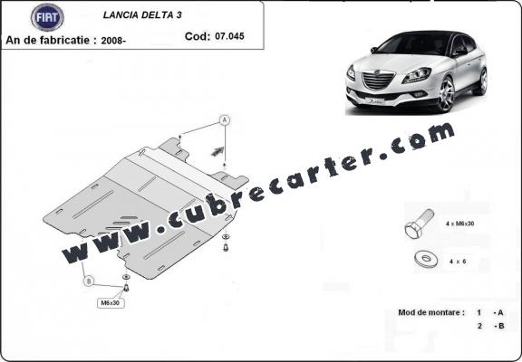 Cubre carter metalico Lancia Delta 3