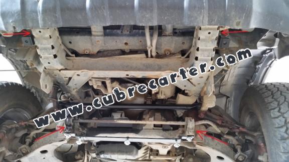 Cubre carter metalico Nissan Navara D22