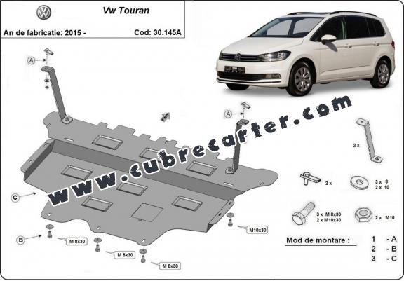 Cubre carter metalico VW Touran - caja de cambios automática