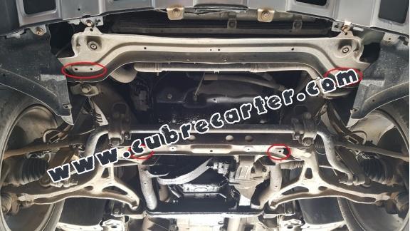 Cubre carter metalico Mercedes ML W164