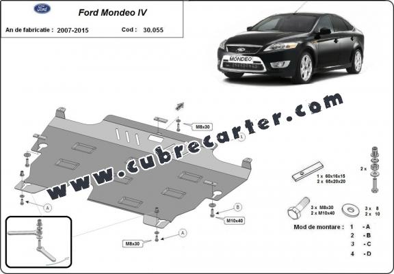 Cubre carter metalico Ford Mondeo 4