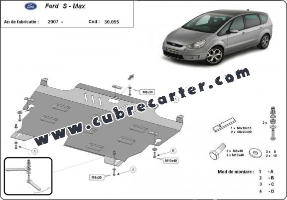 Cubre carter metalico Ford S - Max