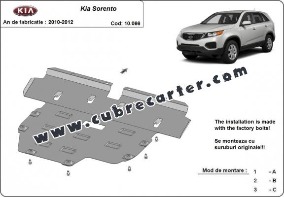 Cubre carter metalico Kia Sorento