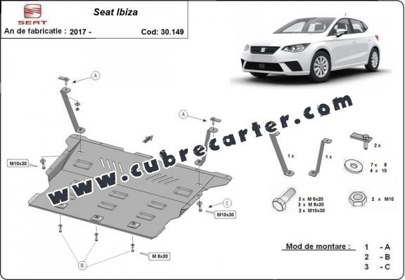 Cubre carter metalico Seat Ibiza