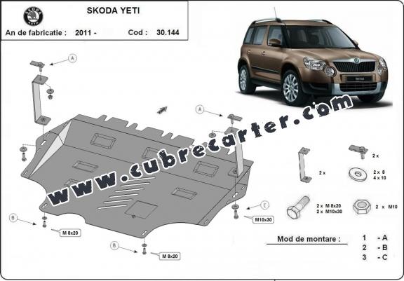 Cubre carter metalico Skoda Yeti