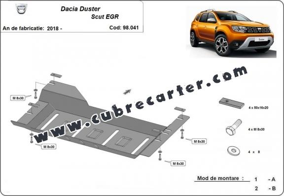 Protección para EGR, system STOP&GO Dacia Duster