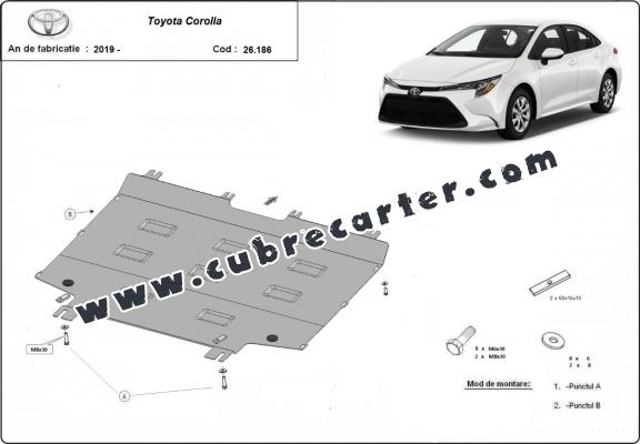 Cubre carter metalico Toyota Corolla