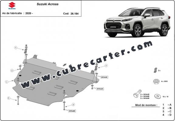 Cubre carter metalico Suzuki Across