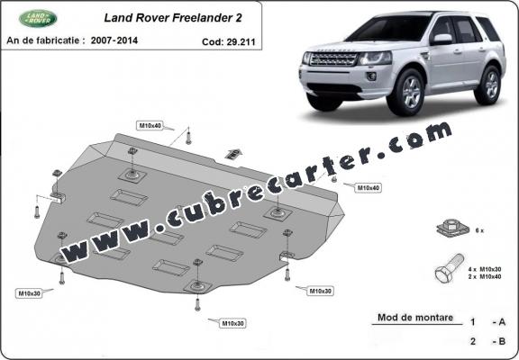 Cubre carter metalico Land Rover Freelander 2