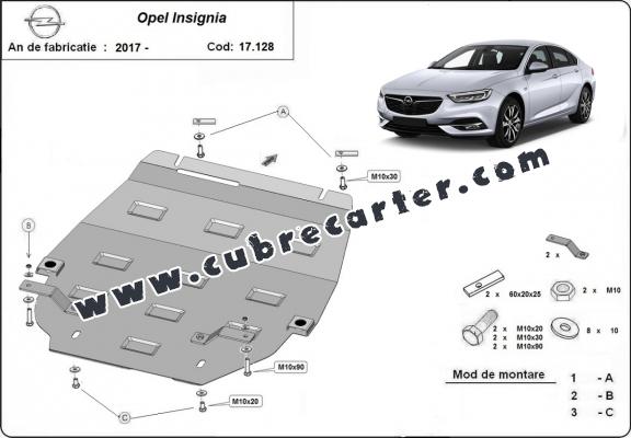 Cubre carter metalico Opel Insignia B