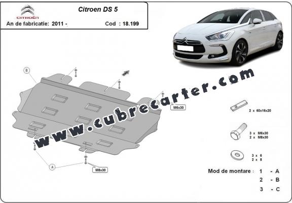 Cubre carter metalico Citroen DS5