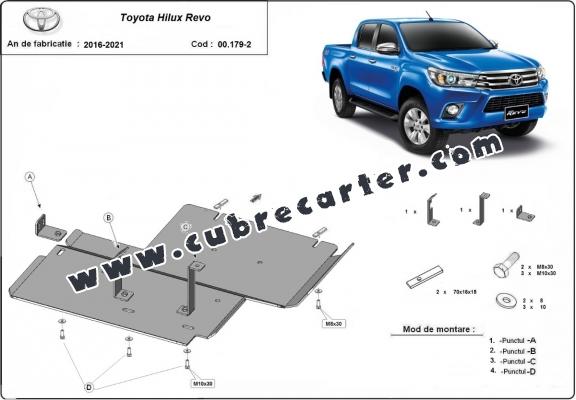 Protección del diferencial Toyota Hilux Revo