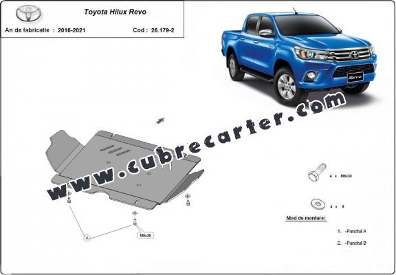 Cubre carter metalico Toyota Hilux Revo 