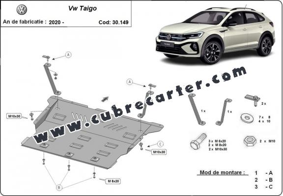 Cubre carter metalico VW Taigo