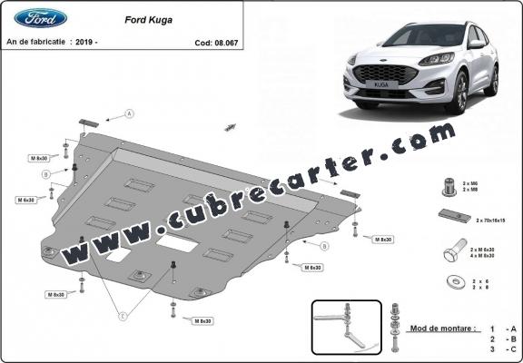 Cubre carter metalico Ford Kuga