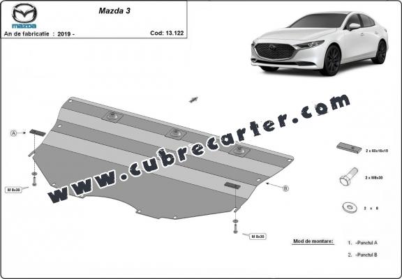 Cubre carter metalico Mazda 3