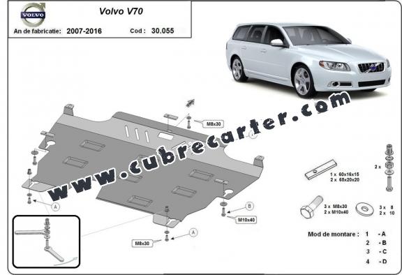 Cubre carter metalico Volvo V70