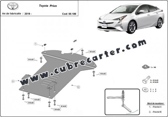 Protector de catalizador/cat lock metalico Toyota Prius